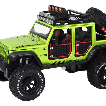 Žaislinis visureigis 4x4 su šviesomis ir garsais, 4 spalvos.