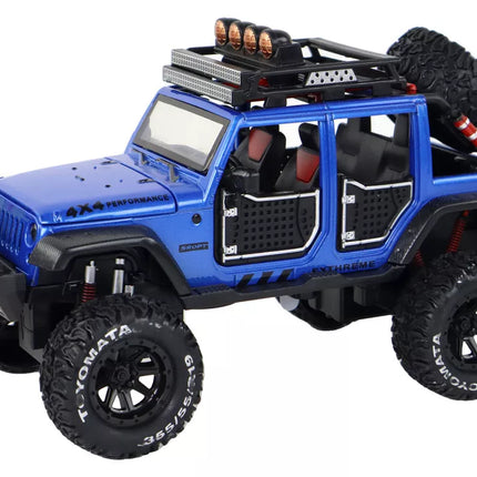 Žaislinis visureigis 4x4 su šviesomis ir garsais, 4 spalvos.