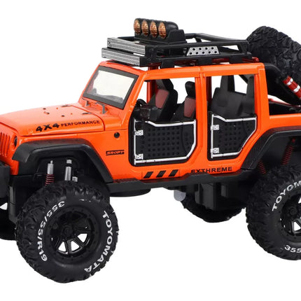 Žaislinis visureigis 4x4 su šviesomis ir garsais, 4 spalvos.