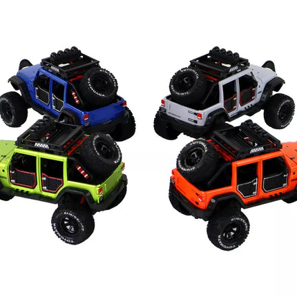 Žaislinis visureigis 4x4 su šviesomis ir garsais, 4 spalvos.