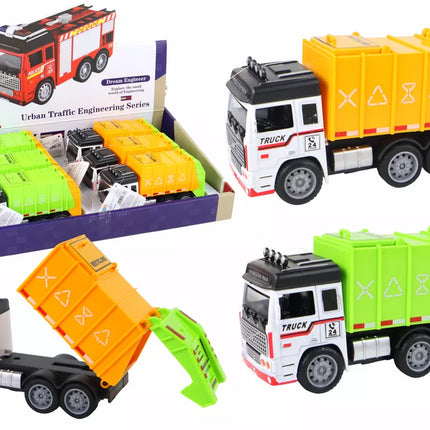 Automobilinis šiukšliavežės priekaba, 2 spalvos