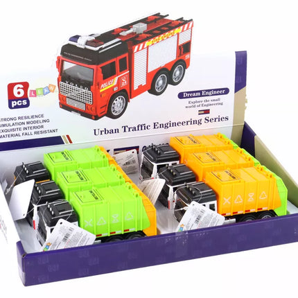 Automobilinis šiukšliavežės priekaba, 2 spalvos