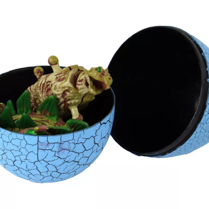 Dinozaurų figūrėlės kiaušinis 3 spalvų 9 cm