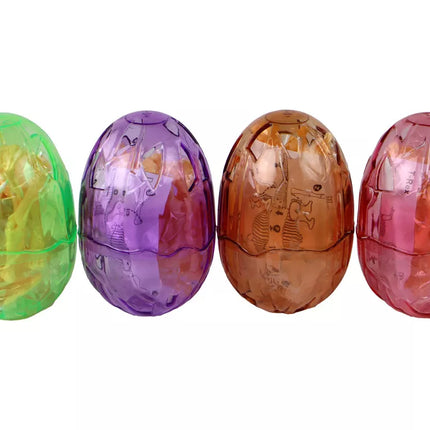 Dinozaurų kiaušiniai 4 spalvų 16 cm