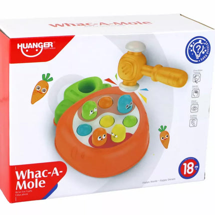 „Whac-A-Mole“ spalvingas morkų arkadinis žaidimas