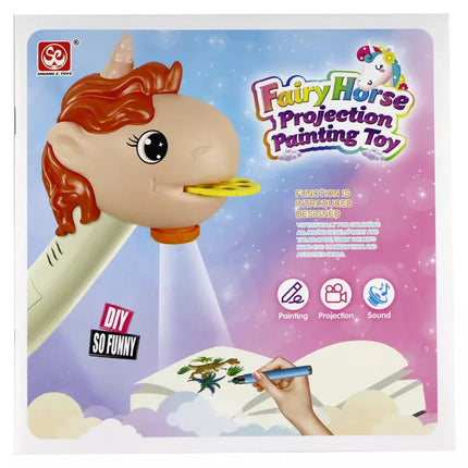 Dinozaurų piešimo projektorius su garsais ir priedais