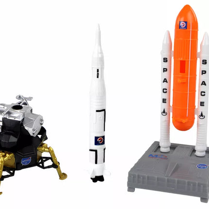 Spalvingas kosminių žaislų rinkinys