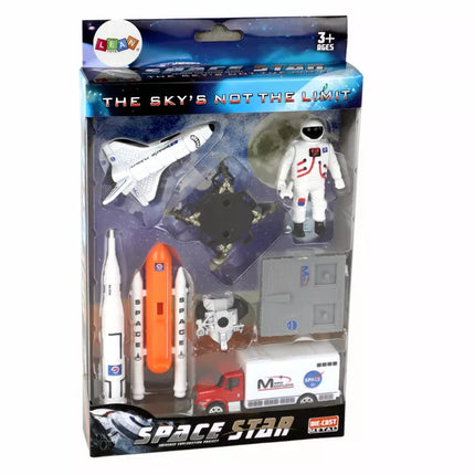 Spalvingas kosminių žaislų rinkinys