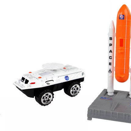 Figūrėlių rinkinys Kosminis sunkvežimis Raketa 15 el.