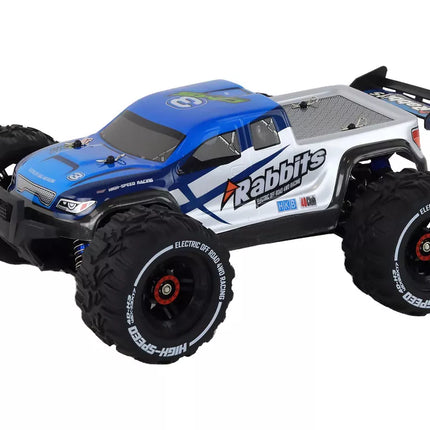 Rabbits RC bekelis visureigis, 4 varomi ratai, mėlynas, 2.4G