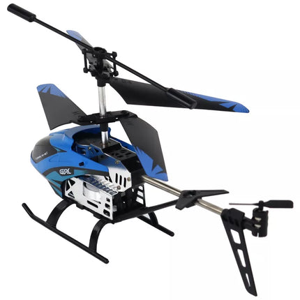 Aliuminis RC Sraigtasparnis 2.4G Mėlynas 15 minučių skrydis
