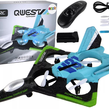 Lėktuvas naikintuvas R/C mėlynas