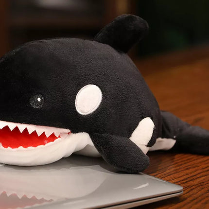 Pliušinis žaislas orka, vandenyno marionetė, 30 cm