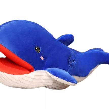 Pliušinis žaislas-lėlė Mėlynasis banginis, 30 cm