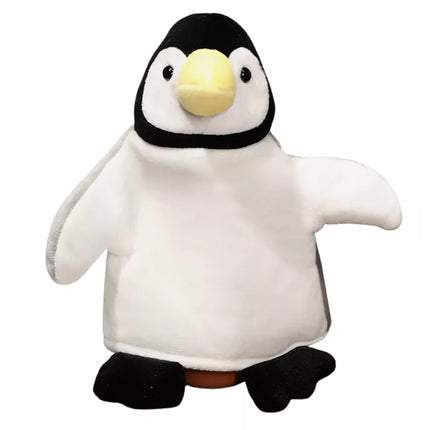 Pliušinis pingvino lėlės talismanas, 25 cm