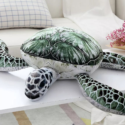 Pliušinis jūrų vėžlys talismanas, 55 cm