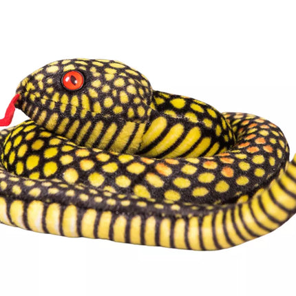 Pliušinis Gyvatės Talismanas Geltonas 100 cm