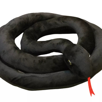 Pliušinis juodas gyvatės talismanas, 200 cm