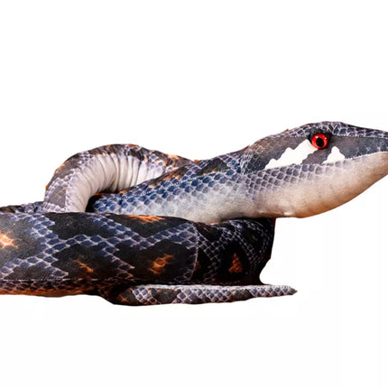 Pliušinis pilkas gyvatės talismanas, 210 cm