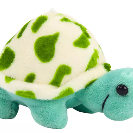 Pliušinis vėžlys 10 cm mėlynas talismanas raktų pakabukas