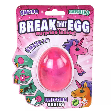 Magijos vienaragio kiaušinis, rožinis, 6 cm