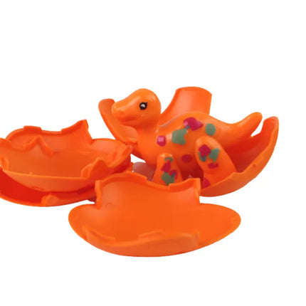 Dinozaurų kiaušinių rinkinys "Nuspalvink kiautą", 12 vnt.