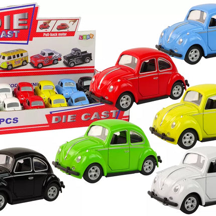 Spyruoklinis spyruoklinis trinties varomas vabalas lengvasis automobilis, 6 spalvų