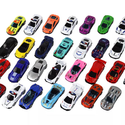 Aliumininių spyruoklių rinkinys dėžutėje po 30 vienetų, skirtas policijos sportiniams automobiliams