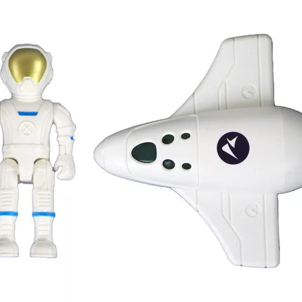 Kosminė misija, kosminis rinkinys, raketa, kosmonautas, kosmosas, 4 ELEMENTAI