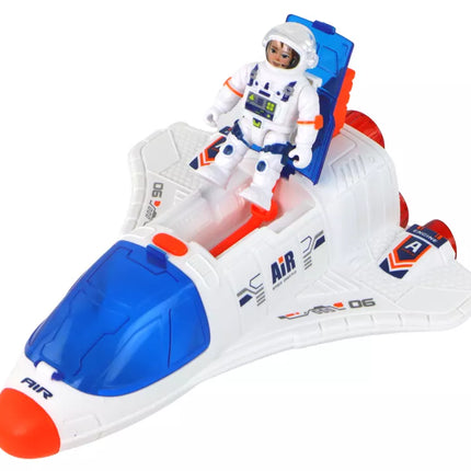 Kosmoso misijos erdvės rinkinys Raketa Kosmonautas Kosmosas 2 ELEMENTAI