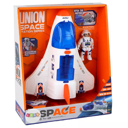 Kosmoso misijos erdvės rinkinys Raketa Kosmonautas Kosmosas 2 ELEMENTAI