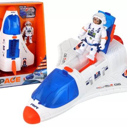 Kosmoso misijos erdvės rinkinys Raketa Kosmonautas Kosmosas 2 ELEMENTAI