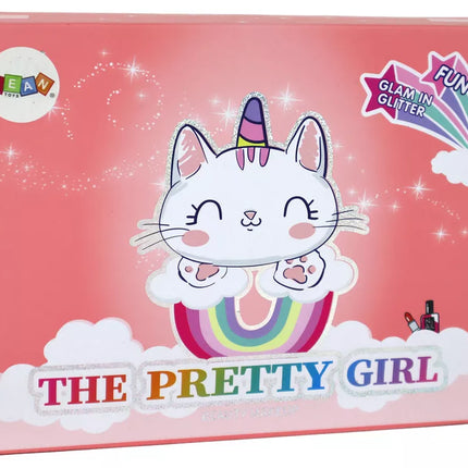 Makiažo rinkinys vaikams, nagų lakas, akių šešėliai