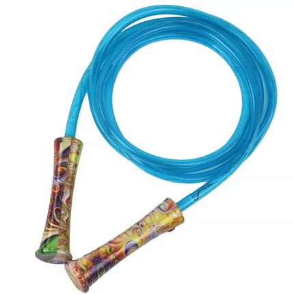 Mėlynas švytintis šokdynės sporto rinkinys 2,1 m