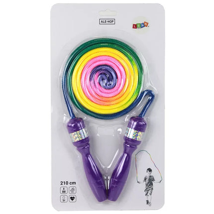 Vaivorykštės spalvų šokdynė Violetinės rankos Judesių motorikos koordinacija