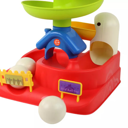 Sensorinis žaislas krentančio kamuoliuko kiaušinio vištienos čiuožykla