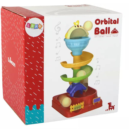 Sensorinis žaislas krentančio kamuoliuko kiaušinio vištienos čiuožykla