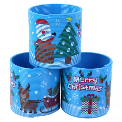 Ikoniška pavasario mėlyna Kalėdų tema, raminančios 6 cm