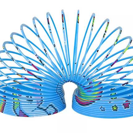 Ikoniškas mėlynas vienaragis, atpalaiduojantis spyruoklė, 6 cm