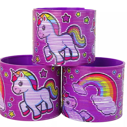 Ikoninis violetinis vienaragis, atpalaiduojantis spyruoklė, 6 cm