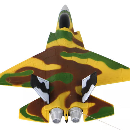 Nuotoliniu būdu valdomas RC naikintuvas karinis lėktuvas Moro