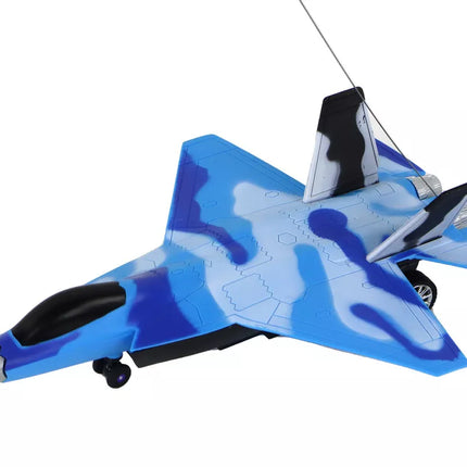 Nuotoliniu būdu valdomas naikintuvas su garso ir šviesos efektais