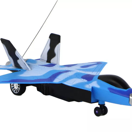 Nuotoliniu būdu valdomas naikintuvas su garso ir šviesos efektais