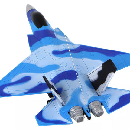 Nuotoliniu būdu valdomas naikintuvas su garso ir šviesos efektais