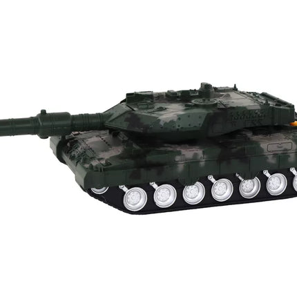 Nuotoliniu būdu valdomas RC tankas 27 MHz, žalias