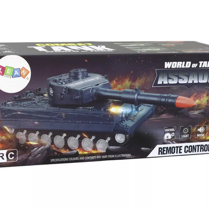 Nuotoliniu būdu valdomas RC tankas 27 MHz, žalias