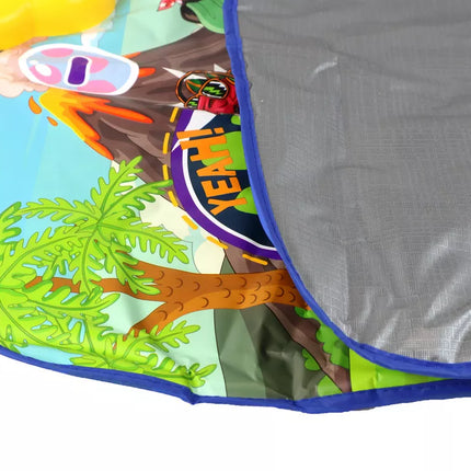 Šokių kilimėlis su dinozauro motyvu, 90 cm x 86 cm