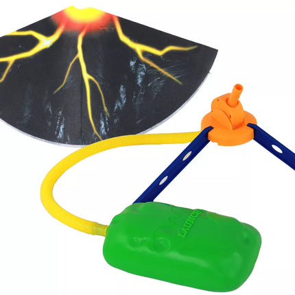 Ugnikalnio raketų paleidimo dinozaurų žaidimas namuose ir kieme