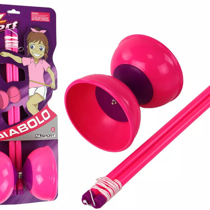 Žongliravimo žaidimas Jojo Diabolo Arcade rožinis, 13,5 x 11,5 cm