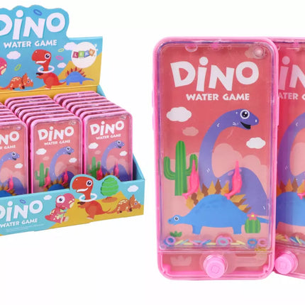 Vandens arkadinis žaidimų konsolės telefonas dinozauras rožinis
